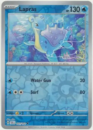 Lapras 031/142 (SV07: Stellar Crown)  - Reverse Holofoil | Good Games Adelaide SA