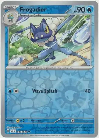 Frogadier 040/142 (SV07: Stellar Crown)  - Reverse Holofoil | Good Games Adelaide SA