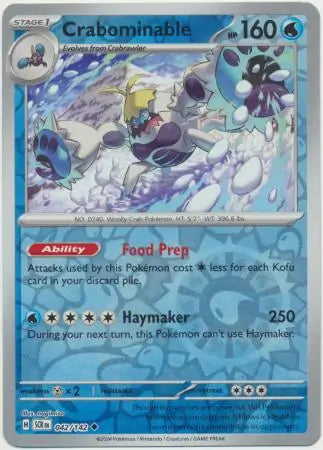 Crabominable 042/142 (SV07: Stellar Crown)  - Reverse Holofoil | Good Games Adelaide SA
