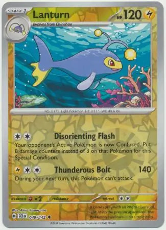 Lanturn 049/142 (SV07: Stellar Crown)  - Reverse Holofoil | Good Games Adelaide SA