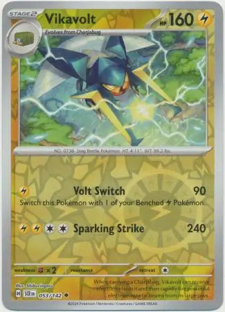 Vikavolt 053/142 (SV07: Stellar Crown)  - Reverse Holofoil | Good Games Adelaide SA