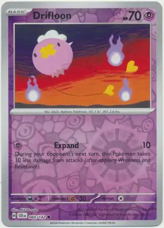 Drifloon 060/142 (SV07: Stellar Crown)  - Reverse Holofoil | Good Games Adelaide SA