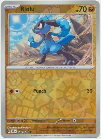 Riolu 081/142 (SV07: Stellar Crown)  - Reverse Holofoil | Good Games Adelaide SA