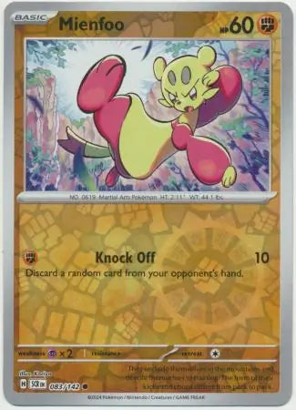 Mienfoo 083/142 (SV07: Stellar Crown)  - Reverse Holofoil | Good Games Adelaide SA