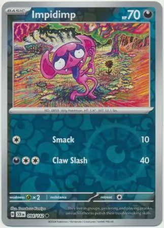 Impidimp 094/142 (SV07: Stellar Crown)  - Reverse Holofoil | Good Games Adelaide SA