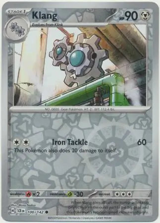 Klang 100/142 (SV07: Stellar Crown)  - Reverse Holofoil | Good Games Adelaide SA