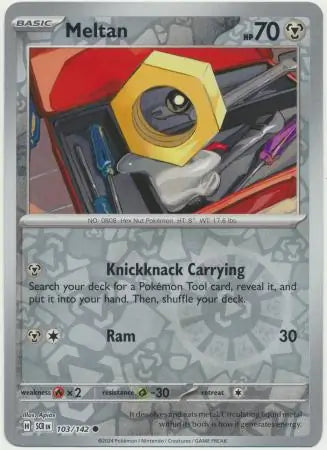 Meltan 103/142 (SV07: Stellar Crown)  - Reverse Holofoil | Good Games Adelaide SA