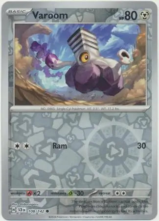 Varoom 108/142 (SV07: Stellar Crown)  - Reverse Holofoil | Good Games Adelaide SA