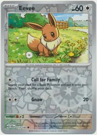 Eevee 113/142 (SV07: Stellar Crown)  - Reverse Holofoil | Good Games Adelaide SA