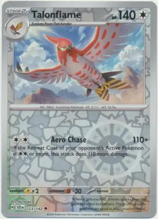 Talonflame 123/142 (SV07: Stellar Crown)  - Reverse Holofoil | Good Games Adelaide SA