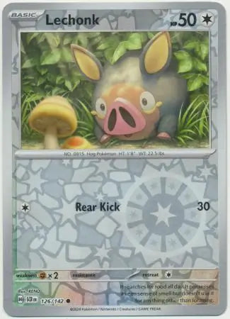 Lechonk 126/142 (SV07: Stellar Crown)  - Reverse Holofoil | Good Games Adelaide SA