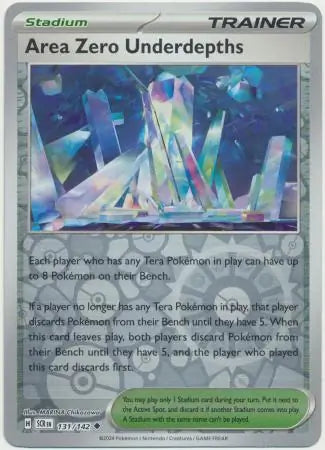 Area Zero Underdepths 131/142 (SV07: Stellar Crown)  - Reverse Holofoil | Good Games Adelaide SA