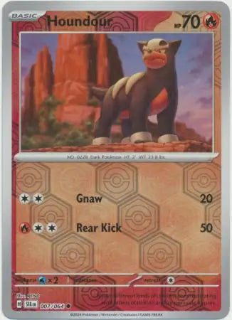 Houndour 007/064 (SV: Shrouded Fable)  - Reverse Holofoil | Good Games Adelaide SA