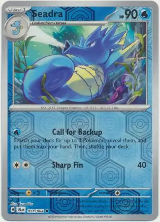 Seadra 011/064 (SV: Shrouded Fable)  - Reverse Holofoil | Good Games Adelaide SA