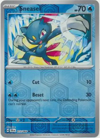 Sneasel 013/064 (SV: Shrouded Fable)  - Reverse Holofoil | Good Games Adelaide SA