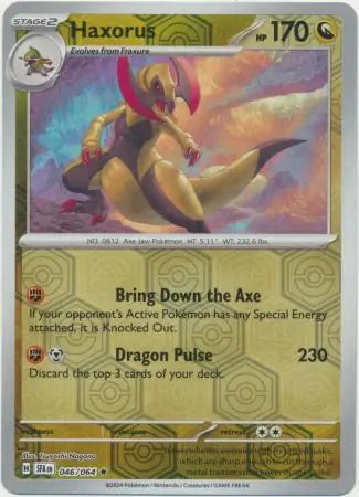 Haxorus 046/064 (SV: Shrouded Fable)  - Reverse Holofoil | Good Games Adelaide SA