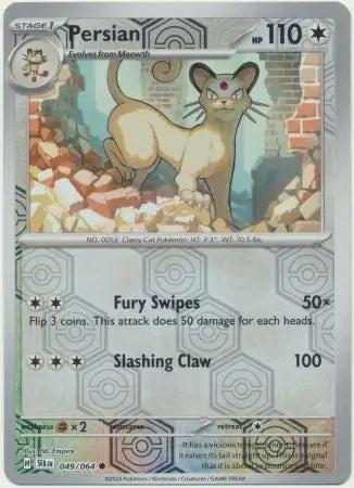 Persian 049/064 (SV: Shrouded Fable)  - Reverse Holofoil | Good Games Adelaide SA