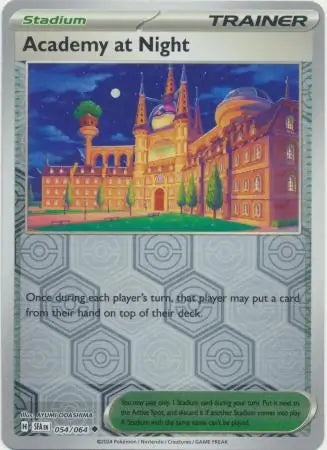 Academy at Night 054/064 (SV: Shrouded Fable)  - Reverse Holofoil | Good Games Adelaide SA