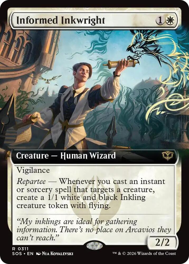 Informed Inkwright Extended Art 311 (Secrets of Strixhaven)  | Good Games Adelaide SA