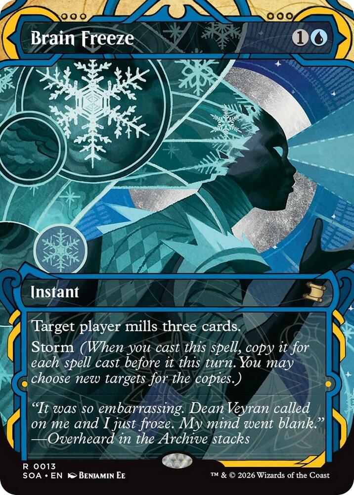 Brain Freeze 13 (Secrets of Strixhaven: Mystical Archive)  - Foil | Good Games Adelaide SA