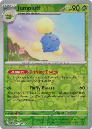 Jumpluff 003/193 (SV02: Paldea Evolved)  - Reverse Holofoil | Good Games Adelaide SA