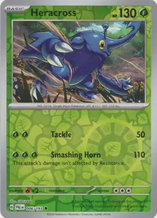 Heracross 006/193 (SV02: Paldea Evolved)  - Reverse Holofoil | Good Games Adelaide SA