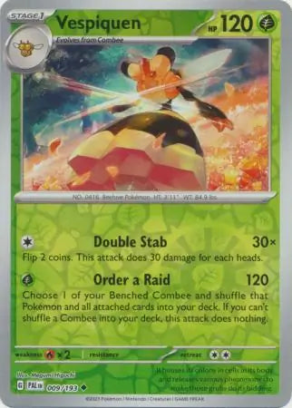 Vespiquen 009/193 (SV02: Paldea Evolved)  - Reverse Holofoil | Good Games Adelaide SA