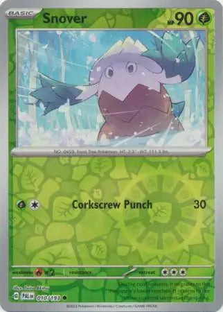 Snover 010/193 (SV02: Paldea Evolved)  - Reverse Holofoil | Good Games Adelaide SA