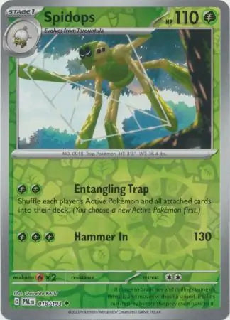 Spidops 018/193 (SV02: Paldea Evolved)  - Reverse Holofoil | Good Games Adelaide SA