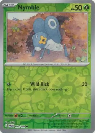 Nymble 020/193 (SV02: Paldea Evolved)  - Reverse Holofoil | Good Games Adelaide SA