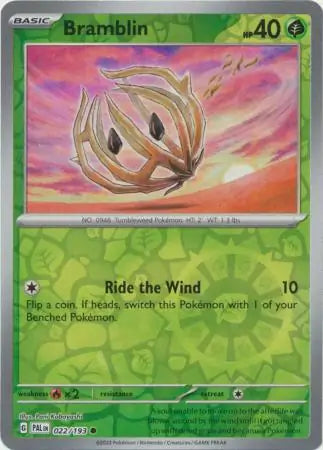 Bramblin 022/193 (SV02: Paldea Evolved)  - Reverse Holofoil | Good Games Adelaide SA