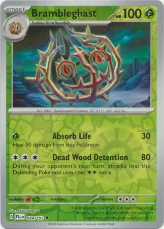 Brambleghast 024/193 (SV02: Paldea Evolved)  - Reverse Holofoil | Good Games Adelaide SA