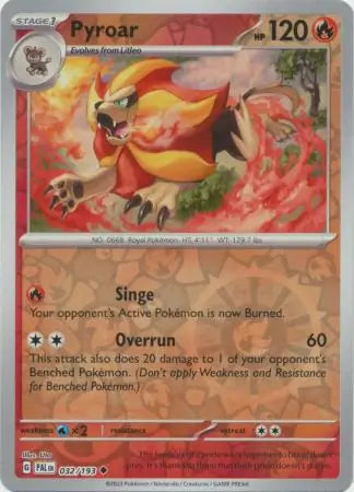 Pyroar 032/193 (SV02: Paldea Evolved)  - Reverse Holofoil | Good Games Adelaide SA