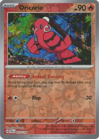 Oricorio 033/193 (SV02: Paldea Evolved)  - Reverse Holofoil | Good Games Adelaide SA