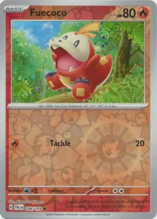 Fuecoco 034/193 (SV02: Paldea Evolved)  - Reverse Holofoil | Good Games Adelaide SA