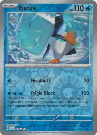Eiscue 048/193 (SV02: Paldea Evolved)  - Reverse Holofoil | Good Games Adelaide SA
