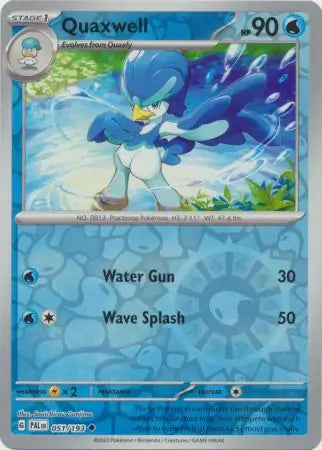Quaxwell 051/193 (SV02: Paldea Evolved)  - Reverse Holofoil | Good Games Adelaide SA