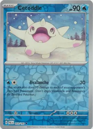 Cetoddle 053/193 (SV02: Paldea Evolved)  - Reverse Holofoil | Good Games Adelaide SA
