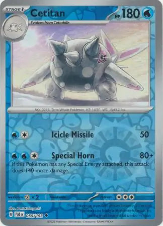 Cetitan 055/193 (SV02: Paldea Evolved)  - Reverse Holofoil | Good Games Adelaide SA