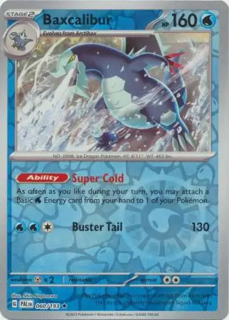 Baxcalibur 060/193 (SV02: Paldea Evolved)  - Reverse Holofoil | Good Games Adelaide SA