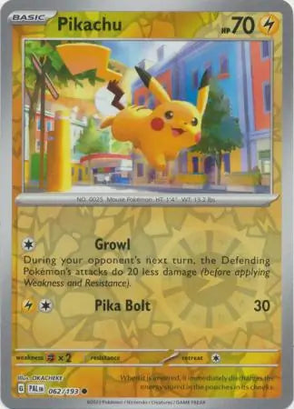 Pikachu 062/193 (SV02: Paldea Evolved)  - Reverse Holofoil | Good Games Adelaide SA