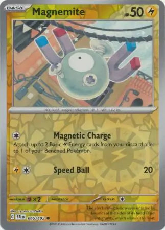 Magnemite 065/193 (SV02: Paldea Evolved)  - Reverse Holofoil | Good Games Adelaide SA
