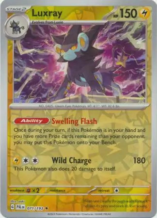 Luxray 071/193 (SV02: Paldea Evolved)  - Reverse Holofoil | Good Games Adelaide SA