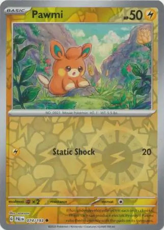 Pawmi 074/193 (SV02: Paldea Evolved)  - Reverse Holofoil | Good Games Adelaide SA