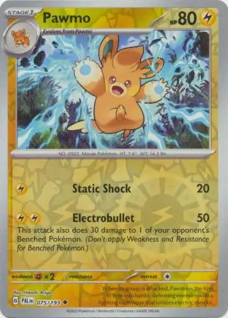 Pawmo 075/193 (SV02: Paldea Evolved)  - Reverse Holofoil | Good Games Adelaide SA