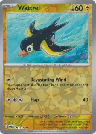 Wattrel 081/193 (SV02: Paldea Evolved)  - Reverse Holofoil | Good Games Adelaide SA