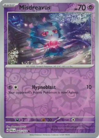 Misdreavus 087/193 (SV02: Paldea Evolved)  - Reverse Holofoil | Good Games Adelaide SA