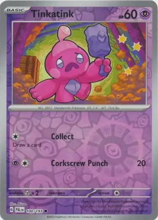 Tinkatink 100/193 (SV02: Paldea Evolved)  - Reverse Holofoil | Good Games Adelaide SA