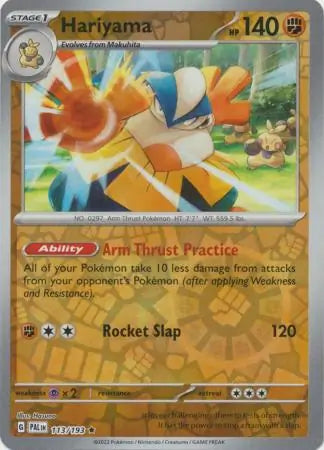 Hariyama 113/193 (SV02: Paldea Evolved)  - Reverse Holofoil | Good Games Adelaide SA