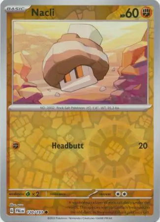 Nacli 120/193 (SV02: Paldea Evolved)  - Reverse Holofoil | Good Games Adelaide SA